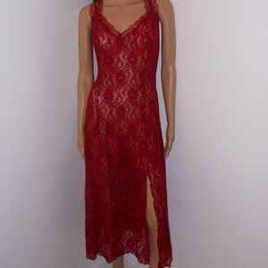 ENCHANTED RED NYLON DRESS SIZE 22/24/W